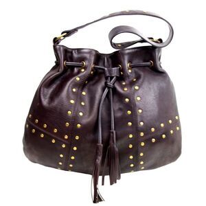 ROOMY MARCO AVANE SOFT BROWN GENUINE LEATHER HOBO SHOULDER BAG HANDBAG PURSE